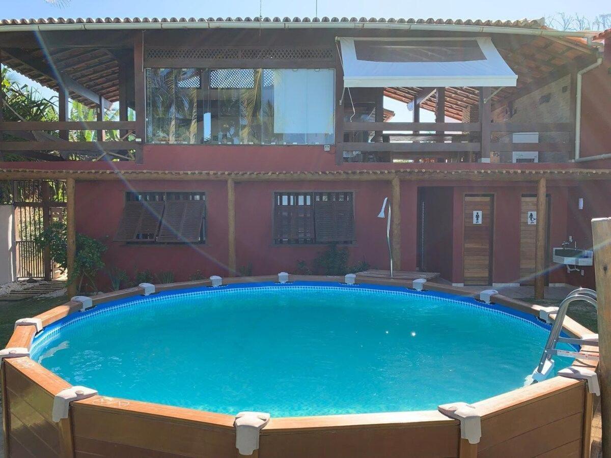 Casa De Frente Para A Praia - Arraial D' Ajuda Porto Seguro Ngoại thất bức ảnh