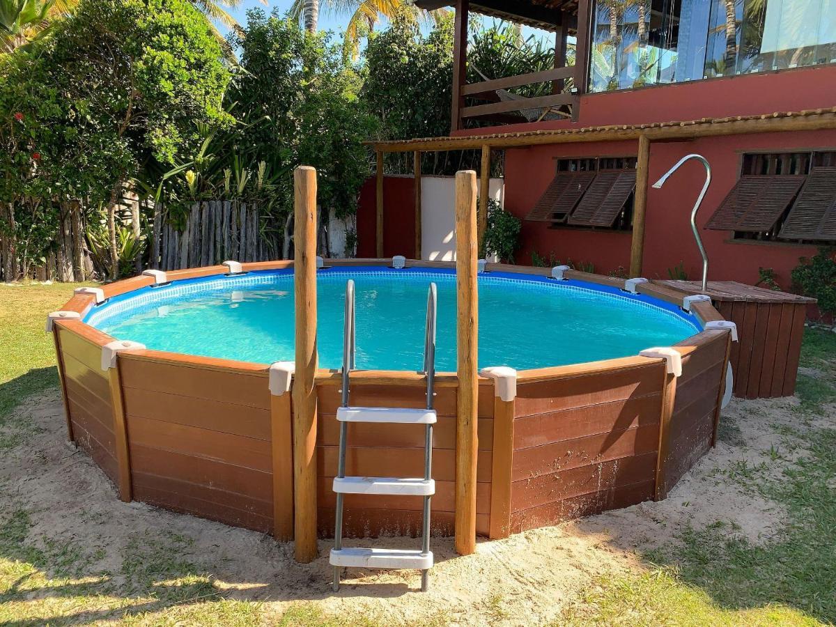 Casa De Frente Para A Praia - Arraial D' Ajuda Porto Seguro Ngoại thất bức ảnh