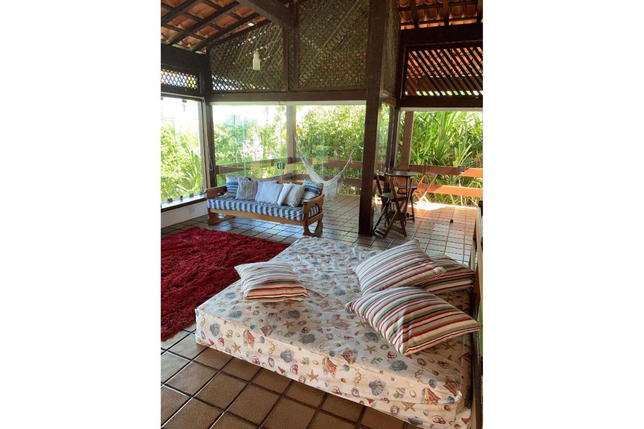 Casa De Frente Para A Praia - Arraial D' Ajuda Porto Seguro Ngoại thất bức ảnh