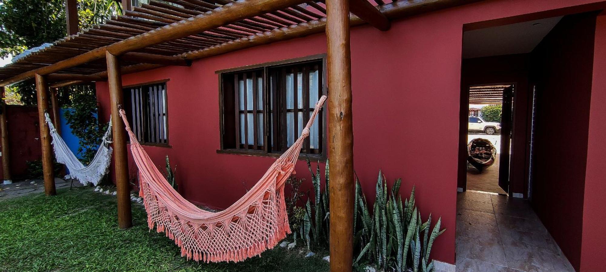 Casa De Frente Para A Praia - Arraial D' Ajuda Porto Seguro Ngoại thất bức ảnh