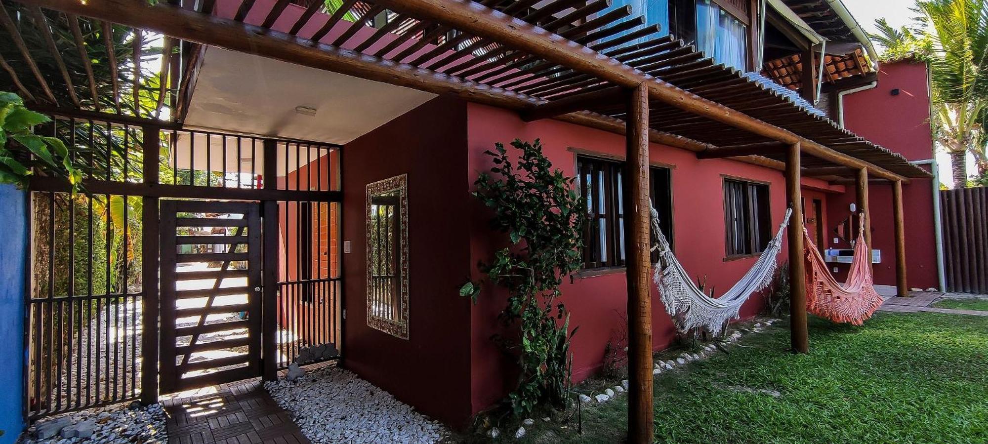 Casa De Frente Para A Praia - Arraial D' Ajuda Porto Seguro Ngoại thất bức ảnh