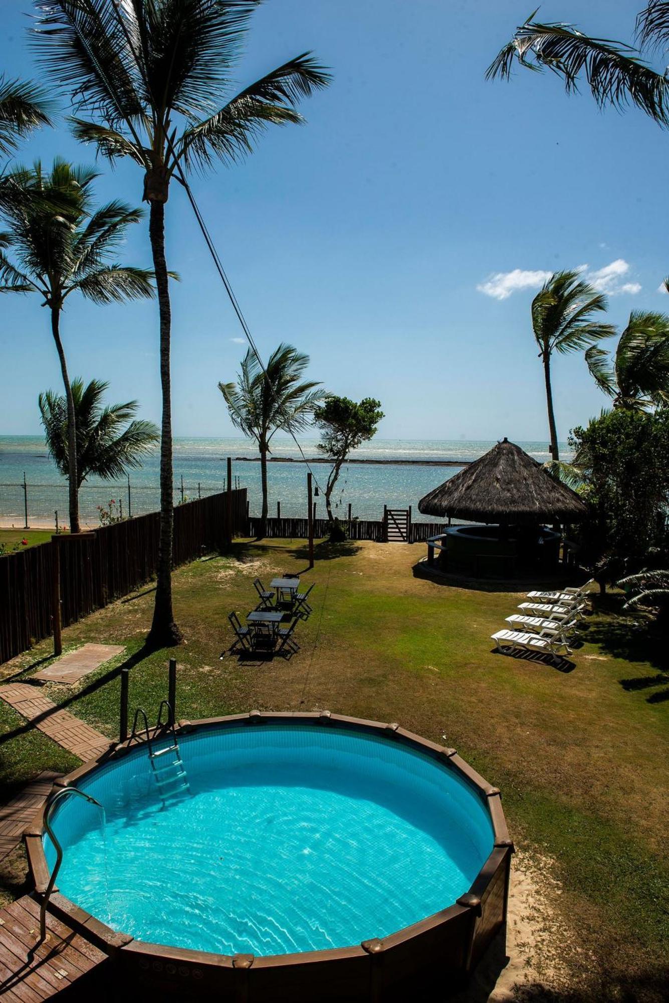 Casa De Frente Para A Praia - Arraial D' Ajuda Porto Seguro Ngoại thất bức ảnh