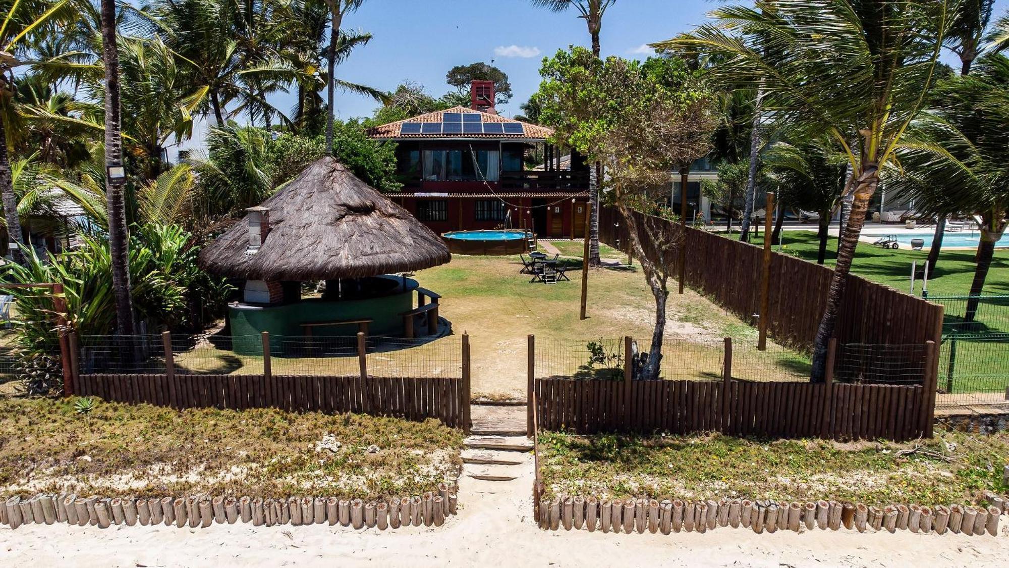 Casa De Frente Para A Praia - Arraial D' Ajuda Porto Seguro Ngoại thất bức ảnh